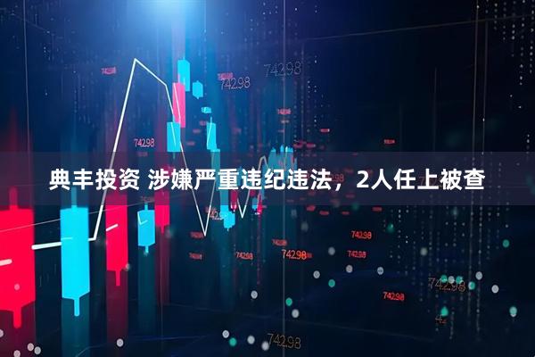 典丰投资 涉嫌严重违纪违法，2人任上被查
